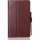 I-Blason Carrying Case (Book Fold) for 7" Tablet - Brown - Polyurethane Leather N7II-1F-BROWN