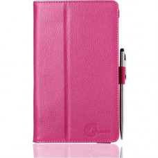 I-Blason Carrying Case (Book Fold) for 7" Tablet - Pink - Polyurethane Leather N7II-1F-PINK