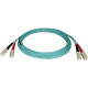 Tripp Lite 15M 10Gb Duplex Multimode 50/125 OM3 LSZH Fiber Optic Patch Cable SC/SC Aqua 50&#39;&#39; 50ft 15 Meter - 49.21ft - RoHS Compliance N806-15M