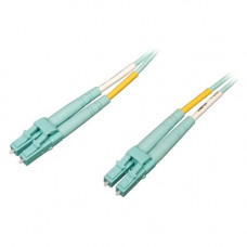 Tripp Lite 10Gb/100Gb Duplex Multimode 50/125 OM4 - LSZH Fiber Patch Cable (LC/LC) - Aqua, 2M (6-ft.) - RoHS, TAA Compliance N820-02M-OM4