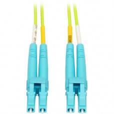 Tripp Lite Duplex Multimode Fiber Patch Cable OM5 LC LC 50/125 100Gb 2M - Fiber Optic for Network Device - 12.50 GB/s - Patch Cable - 6.56 ft - 2 x LC Male Network - 2 x LC Male Network - 50/125 &micro;m - Lime Green N820-02M-OM5