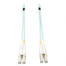 Tripp Lite 10Gb Duplex Multimode 50/125 OM3 - LSZH Fiber Patch Cable, (LC/LC) - Aqua, 50M (164-ft.) - RoHS Compliance N820-50M