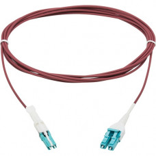 Tripp Lite N822L-03M-MG 400Gb Duplex Multimode 50/125 OM4 Fiber Optic Cable, Magenta, 3 m - 9.84 ft Fiber Optic Network Cable for Network Device, Patch Panel, Network Switch, Transceiver - First End: 2 x CS Male Network - Second End: 2 x LC/PC Female - 40