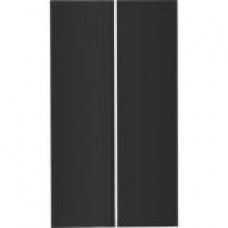 Panduit Split Side Panel for 48 RU 1200mm Depth cabinet. Color: Black - Black - 48U Rack Height - 1 Pack - 48" Depth - TAA Compliance N82SPS
