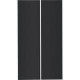 Panduit Split Side Panel for 48 RU 1200mm Depth cabinet. Color: Black - Black - 48U Rack Height - 1 Pack - 48" Depth - TAA Compliance N82SPS