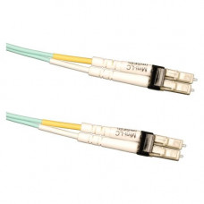 Tripp Lite 1M 10Gb Duplex Multimode 50/125 OM3 LSZH Fiber Optic Patch Cable Mini-LC / Mini-LC Aqua 3&#39;&#39; 3ft 1 Meter - 3.30 ft Fiber Optic Network Cable for Network Device - Mini-LC Male Network - Mini-LC Male Network - Patch Cable - Aqua - 