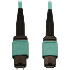 Tripp Lite N842B-05M-12-MF Fiber Optic Network Cable - 16.40 ft Fiber Optic Network Cable for Network Device, Patch Panel, Switch - First End: 1 x MTP/MPO Male Network - Second End: 1 x MTP/MPO Female Network - 400 Gbit/s - LSZH, OFNR - 50/125 &micro;