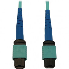 Tripp Lite N846B-02M-24-P Fiber Optic Network Cable - 6.56 ft Fiber Optic Network Cable for Network Device, Patch Panel, Switch - First End: 1 x MTP/MPO Female Network - Second End: 1 x MTP/MPO Female Network - 400 Gbit/s - LSZH, OFNR - 50/125 &micro;