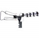 Naxa NAA-350 Amplified Outdoor Tv Antenna With Remote Directional Control - Range - UHF, VHF, FM - 40 MHz to 230 MHz, 470 MHz to 862 MHz, 45 MHz to 860 MHz - 35 dB - HDTV Antenna - Black - Directional NAA350