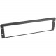 Chief NACF1000BA Rack Shelf Faceplate - 3U Wide Rack-mountable - Black - Anodized Aluminum NACF1000BA