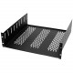 Chief Manufacturing Raxxess 3U, 18" Deep Custom Mounting Shelf - 3U Wide Rack-mountable - Black Powder Coat NACS318