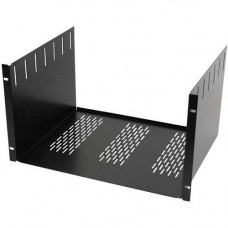 Chief Manufacturing Raxxess 6U, 14" Deep Custom Mounting Shelf - 6U Wide Rack-mountable - Black NACS614