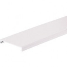 Panduit Cable Raceway Cover - White - 6 Pack - Polyphenylene Oxide - TAA Compliance NC1.5WH6