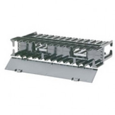 PANDUIT NetManager Horizontal Cable Manager - 2U Rack Height - 19" Panel Width - TAA Compliance NCMH2