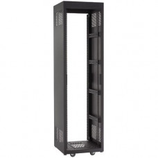 Chief 44U, 23" Deep E1 Series Rack - 44U Wide - Black - Steel - 2500 lb x Maximum Weight Capacity - TAA Compliance NE1F4423