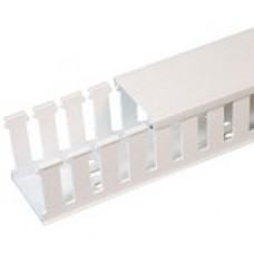 PANDUIT 6ft Panduct Type NE - NORYL Halogen Free Wiring Duct - White - 6 Pack - TAA Compliance NE2X2WH6-A