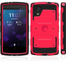 I-Blason Armorbox Smartphone Case - For Smartphone - Dotted - Red - Impact Resistant, Shock Absorbing - Thermoplastic Polyurethane (TPU), Polycarbonate NEX5-ARMOR-RED