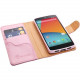 I-Blason NEX5-LTH-PINK Carrying Case (Book Fold) Smartphone, Card - Pink - Shock Absorbing Interior, Abrasion Resistant Interior - Leather NEX5-LTH-PINK