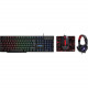 Naxa 4-In-One Professional Gaming Combo - PVC - Black, Red NG-5001A