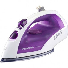 Panasonic Clothes Iron - Stainless Steel Sole Plate - 1200 W - White, Purple NI-E660SR