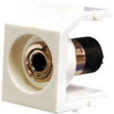 Panduit Mini-phone Audio Connector - 1 Pack - Mini-phone - Electric Ivory - TAA Compliance NK35MSSEI