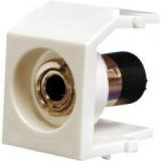 Panduit Audio Connector - 1 Pack - 1 x Mini-phone Female - White - TAA Compliance NK35MSSWH