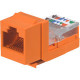 Panduit NetKey NK5E88MORY Cat.5e Connector - 1 x RJ-45 - Orange NK5E88MORY