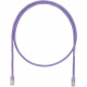 Panduit NetKey Cat.5e UTP Patch Network Cable - 30 ft Category 5e Network Cable for Network Device - First End: 1 x RJ-45 Male Network - Second End: 1 x RJ-45 Male Network - Patch Cable - Violet - TAA Compliance NK5EPC30VLY