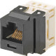 Panduit NetKey NK688MBL Cat.6 Connector - 1 x RJ-45 - Black - RoHS, TAA Compliance NK688MBL