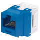 Panduit NetKey NK688MBU Cat.6 Connector Adapter - 1 x RJ-45 - Blue - RoHS, TAA Compliance NK688MBU