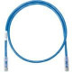 Panduit NetKey Cat.6a F/UTP Patch Network Cable - 10 ft Category 6a Network Cable for Network Device - First End: 1 x RJ-45 Male Network - Second End: 1 x RJ-45 Male Network - Patch Cable - Clear, Blue - 1 Pack - TAA Compliance NK6APC10BU