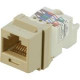 Panduit Cat.6 Network Connector - 1 Pack - RJ-45 - Electric Ivory - TAA Compliance NK6TMEI