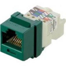 Accu-Tech CAT6 KEYSTONE JACK GREEN NK6TMGR