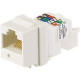 Panduit NK6TMOR Cat.6 Network Connector - 1 x RJ-45 Female - Orange - TAA Compliance NK6TMOR