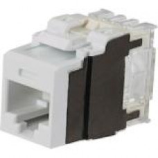 Panduit NetKey Network Connector - 1 Pack - 1 x RJ-45 Female - White - TAA Compliance NK6X88MWH