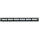 Panduit NetKey NKFP24Y Modular Patch Panel - 24 - 24 Port(s) - 24 x RJ-45 - 1U High - 19" Wide - Rack-mountable - TAA Compliance NKFP24Y