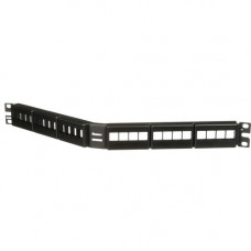 Panduit NetKey Modular Patch Panel - 24 Port(s) - 1U High - 19" Wide - Rack-mountable - TAA Compliance NKFPA24