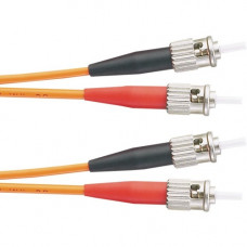 Panduit NetKey Fiber Optic Patch Network Cable - Fiber Optic for Network Device - Patch Cable - 32.81 ft - 1 Pack - ST Male Network - ST Male Network - Aqua NKFPX23R22SM010