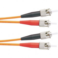 Panduit NetKey Fiber Optic Patch Network Cable - 3.28 ft Fiber Optic Network Cable for Network Device - ST Male Network - ST Male Network - Patch Cable - Yellow - 1 Pack NKFP923R22SM001