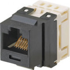 Panduit NKP5E88MIG Cat.5e UTP Keystone Module Connector - 1 x RJ-45 Female - Gray - TAA Compliance NKP5E88MIG