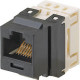 Panduit NKP5E88MIG Cat.5e UTP Keystone Module Connector - 1 x RJ-45 Female - Gray - TAA Compliance NKP5E88MIG