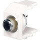 Panduit Keystone Audio Connector - 1 Pack - 1 x RCA Female - Off White - TAA Compliance NKRSMBIWY