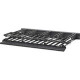 Panduit NM1 Horizontal Cable Manager - Cable Manager - 1U Rack Height - 19" Panel Width - TAA Compliance NM1