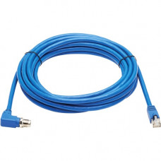 Tripp Lite NM12-6A4-03M-BL Cat.6a Network Cable - 9.84 ft Category 6a Network Cable for Network Device, Controller, Switch, Security Device, Surveillance Camera, VoIP Device, Access Control Device - First End: 1 x M12-X Male Network - Second End: 1 x RJ-4