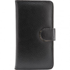 I-Blason Leather Carrying Case (Wallet) Smartphone, Credit Card, ID Card - Black - Scratch Resistant, Shock Absorbing, Abrasion Resistant - Genuine Leather - (TM) Logo NOTE3-LTH-BLACK