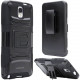 I-Blason Carrying Case Smartphone - Black - Silicone Interior - Belt Clip, Holster NOTE3-PRIME-BLK