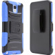 I-Blason Carrying Case Smartphone - Blue - Silicone Interior - Belt Clip, Holster NOTE3-PRIME-BLUE