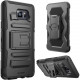 I-Blason Prime Carrying Case (Holster) Smartphone - Black - Impact Resistant - Polycarbonate, Silicone - Holster, Belt Clip NOTE5-PRIME-BK