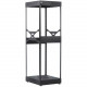 Chief 20U, 23" Deep S1 Series Rack - 20U Wide - Black - 500 lb x Maximum Weight Capacity NS1F2023