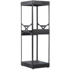 Chief 36U, 28" Deep S1 Series Rack - 36U Wide - Black - 500 lb x Maximum Weight Capacity NS1F3628